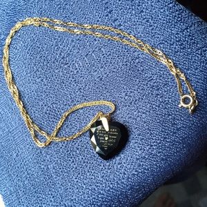 “I love you” in 12 languages, heart shaped pendant